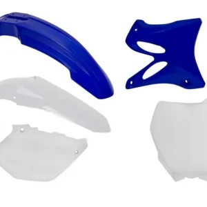 Plastik Kit OEM Blau Weiß Yamaha YZ 125, 250 2006-2014 Zertifiziert