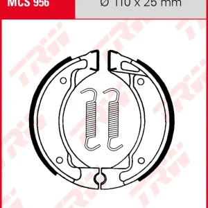 Yamaha SR 125, Bj. 96-03, 10F, Bremsbeläge hinten, TRW Lucas MCS956 Bremsbacken Rabatt