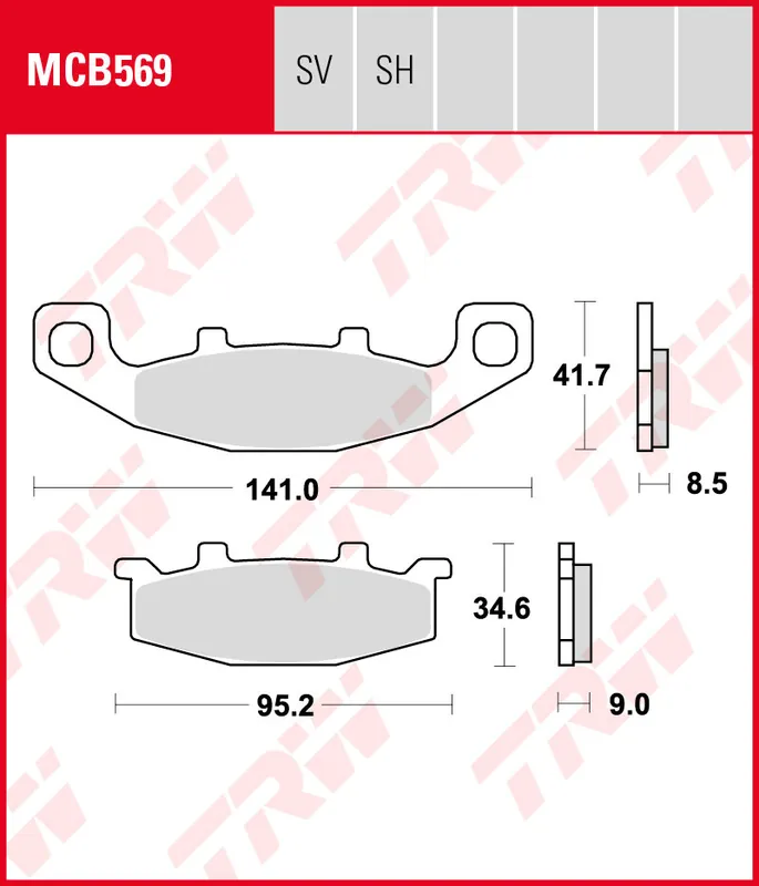 Schneller Versand Kawasaki GPZ 500 S, Bj. 87, EX500A, Bremsbeläge vorne, TRW Lucas MCB569, Organic Allround
